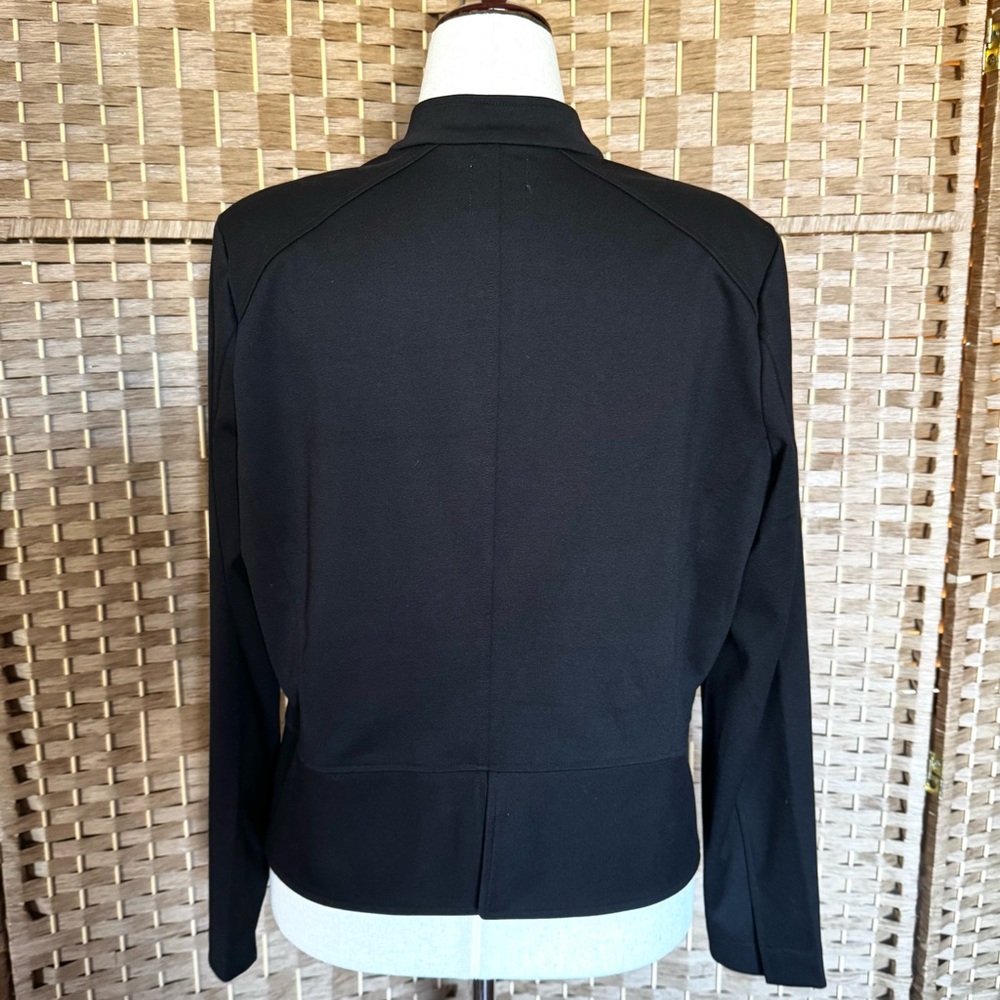 NWOT black Nic+Zoe military style jacket XXL - Picture 6 of 14